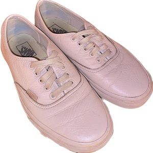 Vans Authentic Pink Leather shoes